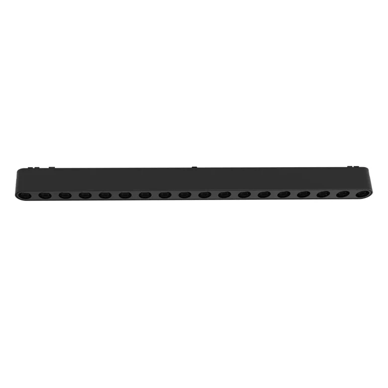 Foco carril SNOW SLIM 378mm 48V, 18W, 24º, UGR16, negro
