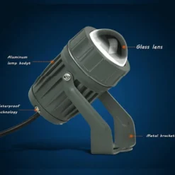 Foco de largo alcance, 10W, 15º, 3000K