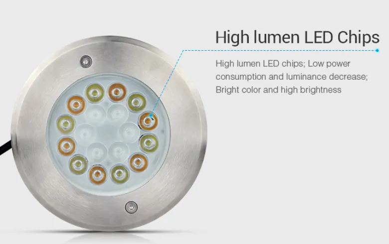 Foco empotrable FOKUA LED 9W, RGB+CCT, SYS-T1