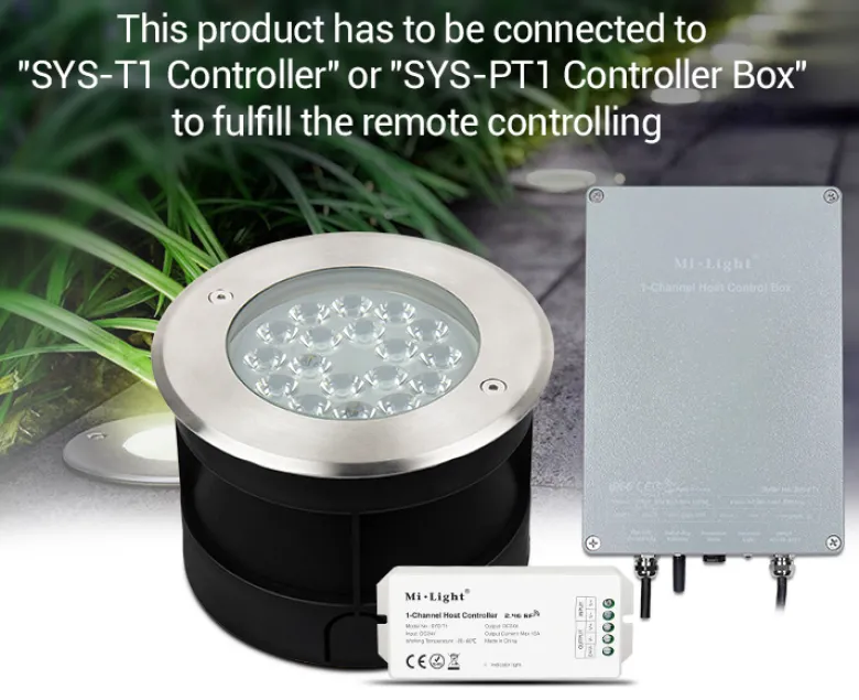 Foco empotrable FOKUA LED 9W, RGB+CCT, SYS-T1