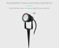 Foco jardín RGB+CCT, 6W, 2.4G RF