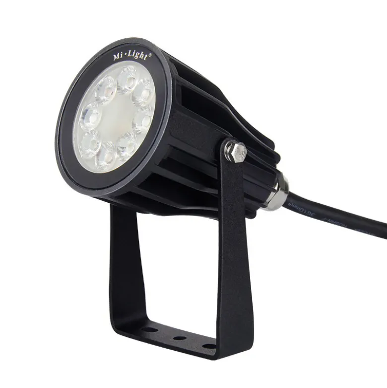 Foco jardín RGB+CCT, 6W, 2.4G RF