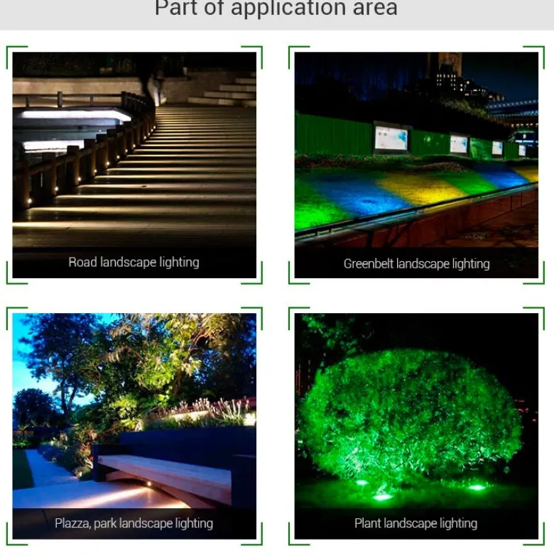 Foco jardín RGB+CCT, 15W, WIFI RF