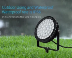 Foco jardín RGB+CCT, 25W, WIFI RF
