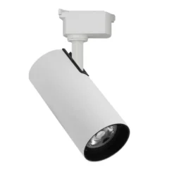 Foco LED para Carril Monofásico JUCAN 30W - Alta Fidelidad Cromática (CRI92), blanco