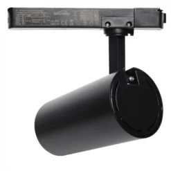 Foco LED ZOLTAR carril Monofásico, 34-40W, CRI<92, UGR13, negro