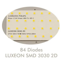 Foco MAX Bridgelux 50W, 136ºx78°