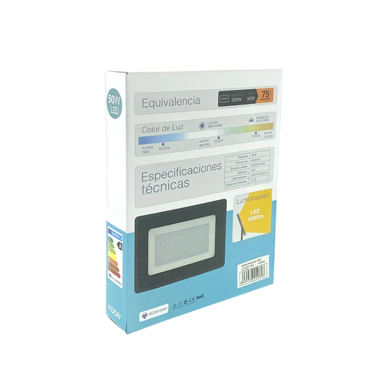 Foco Proyector LED 50W 110lm/W IP65