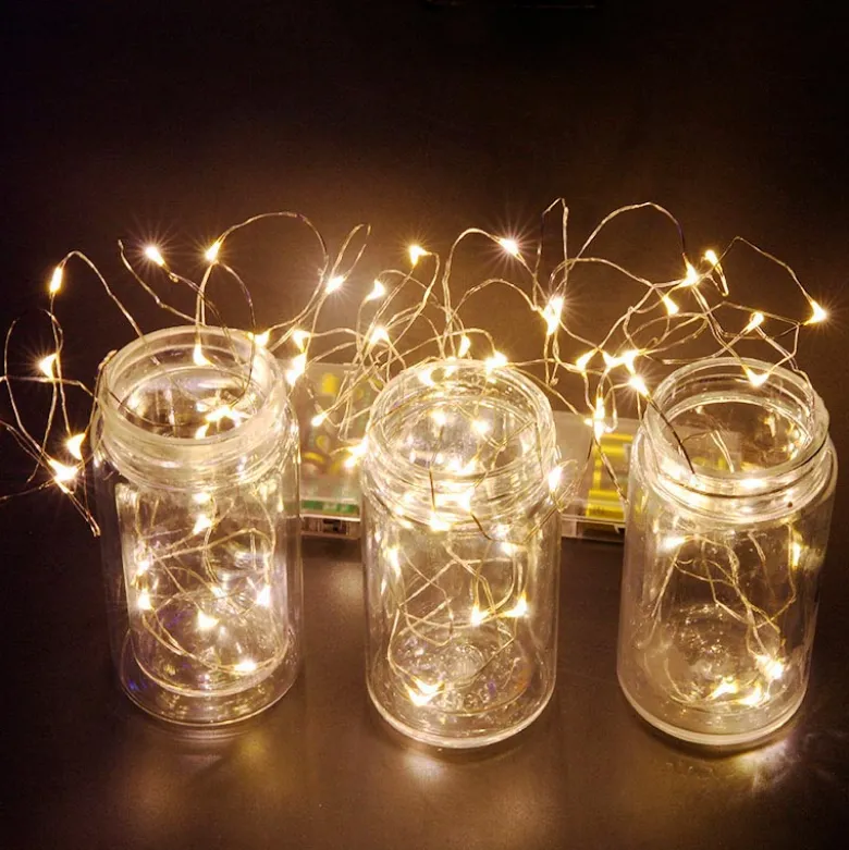 Guirnalda Led - Kit Tira 100 microled, 10 metros + adaptador 12V