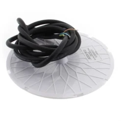 Kit Lámpara LED SLIM 5mm Ø230mm para piscinas, 12V AC/DC, IP68, 35W, RGB, acero inox 316 + mando
