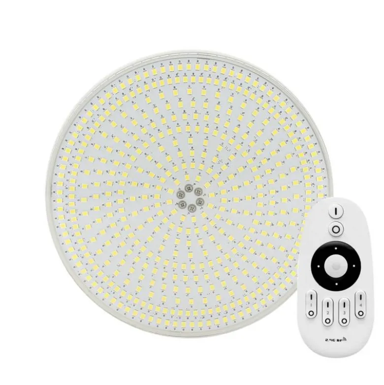 Kit Lámpara LED SLIM PAR56 para piscinas, 12V DC, IP68, 35W + mando