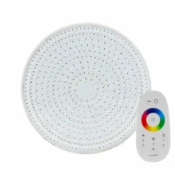 Kit Lámpara LED SLIM PAR56 para piscinas, 12V DC, IP68, 35W, RGB + mando
