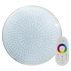 Kit Lámpara LED SLIM PAR56 para piscinas, 12V DC, IP68, 35W, RGB + mando