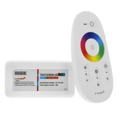 Kit Lámpara LED SLIM PAR56 para piscinas, 12V DC, IP68, 35W, RGB + mando