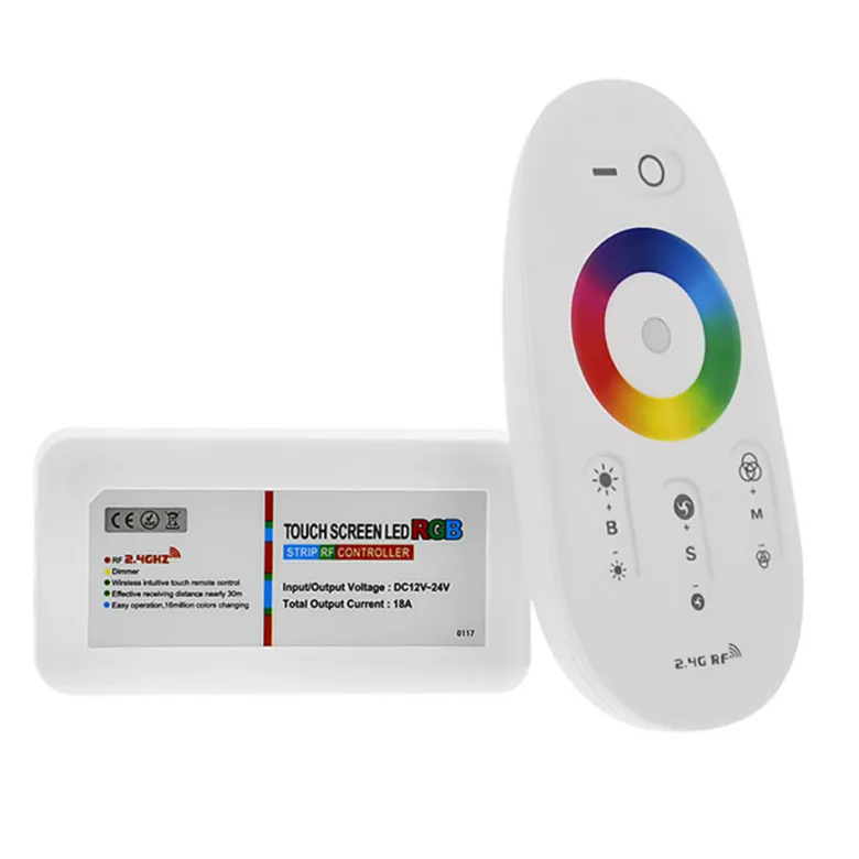 Kit Lámpara LED SLIM PAR56 para piscinas, 12V DC, IP68, 35W, RGB + mando
