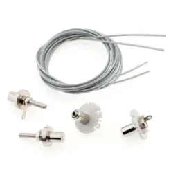 Kit para Colgar Perfiles, 2 cables de suspensión lateral KROB 1m