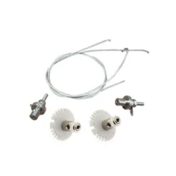 Kit para Colgar Perfiles, 2 cables de suspensión lateral KROB 1m