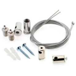 Kit para Colgar Perfiles, 2 cables de suspensión KROB 1m