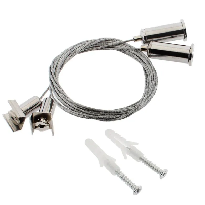Kit para Colgar Perfiles, 2 cables de suspensión KEN 1,5m