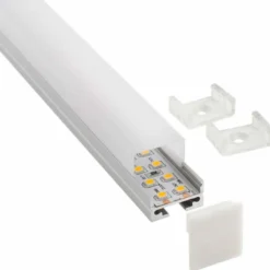 KIT - Perfil aluminio ALKAL SUSPEND para tiras LED, 2 metros