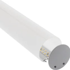 KIT - Perfil aluminio BAROUND_S para tiras LED, 1 metro