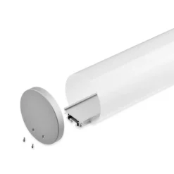 KIT - Perfil aluminio BAROUND para tiras LED, 1 metro