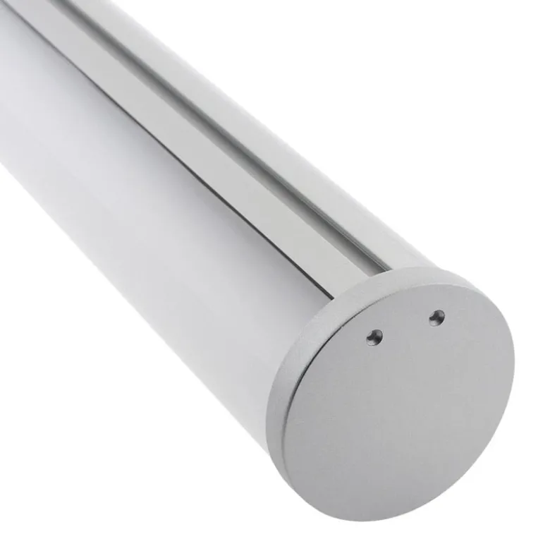 KIT - Perfil aluminio BAROUND para tiras LED, 1 metro