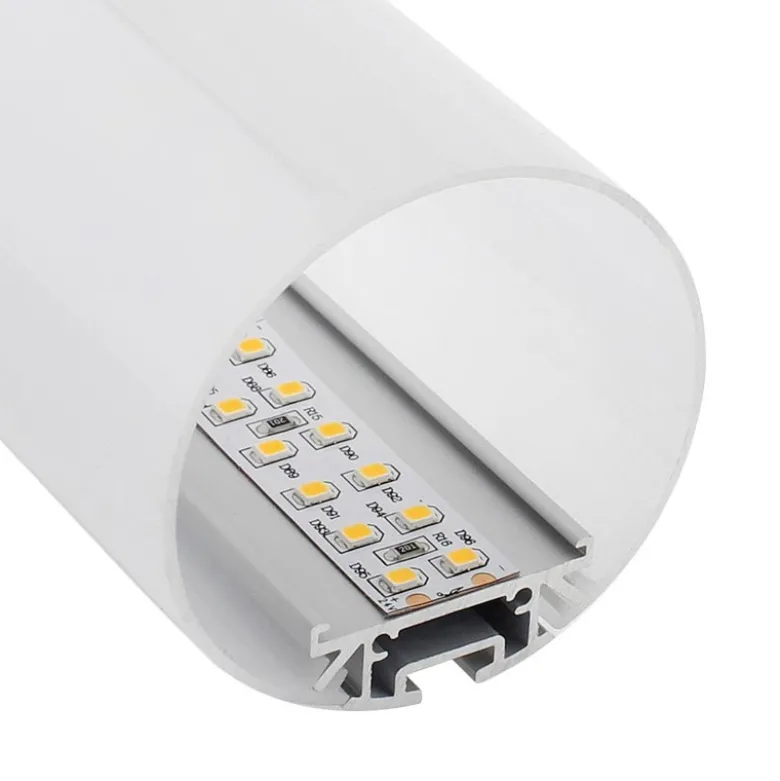 KIT - Perfil aluminio BAROUND para tiras LED, 1 metro