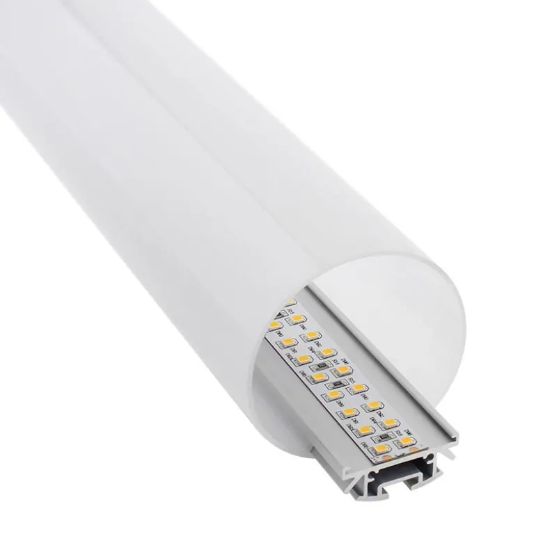 KIT - Perfil aluminio BAROUND para tiras LED, 1 metro