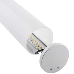 KIT - Perfil aluminio BAROUND para tiras LED, 2 metros