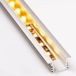 KIT - Perfil aluminio CAMPRO para tiras LED, 1 metro