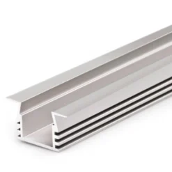 KIT - Perfil aluminio CAMPRO para tiras LED, 2 metros