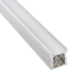 KIT - Perfil aluminio FOOT para tiras LED, 2 metros