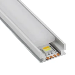 KIT - Perfil aluminio HARDY para tiras LED, 2 metros