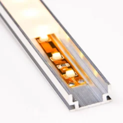KIT - Perfil aluminio HARDY para tiras LED, 2 metros