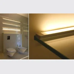 KIT - Perfil aluminio KOBE BIG para tiras LED, 2 metros