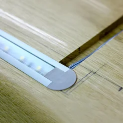 KIT - Perfil aluminio KOBE para tiras LED, 1 metro