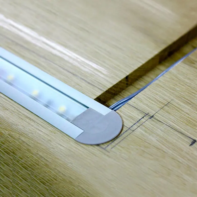 KIT - Perfil aluminio KOBE para tiras LED, 1 metro