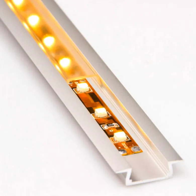 KIT - Perfil aluminio KOBE para tiras LED, 1 metro