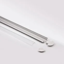 KIT - Perfil aluminio KOBE para tiras LED, 1 metro