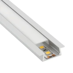 KIT - Perfil aluminio KOBE para tiras LED, 1 metro