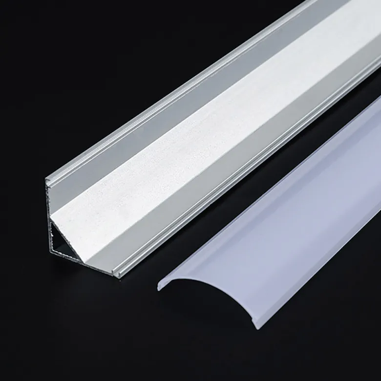 KIT - Perfil aluminio KORK-mini para tiras LED, 2 metros