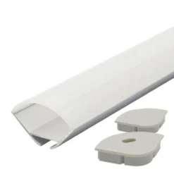 KIT Perfil aluminio KORK para tiras LED, 2 metros