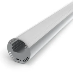 KIT - Perfil aluminio KROB para tiras LED, 1 metro