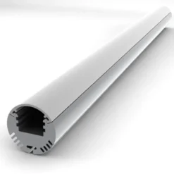 KIT - Perfil aluminio KROB para tiras LED, 1 metro