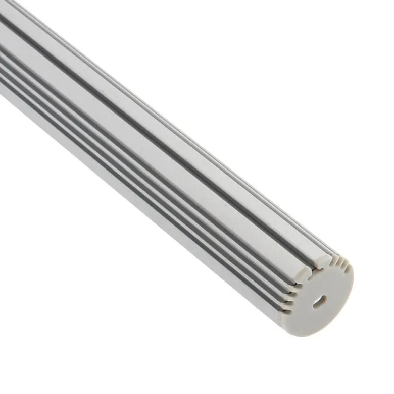 KIT - Perfil aluminio KROB-S para tiras LED, 1 metro