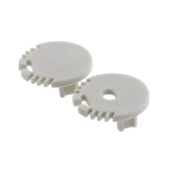 KIT - Perfil aluminio KROB-S para tiras LED, 2 metros