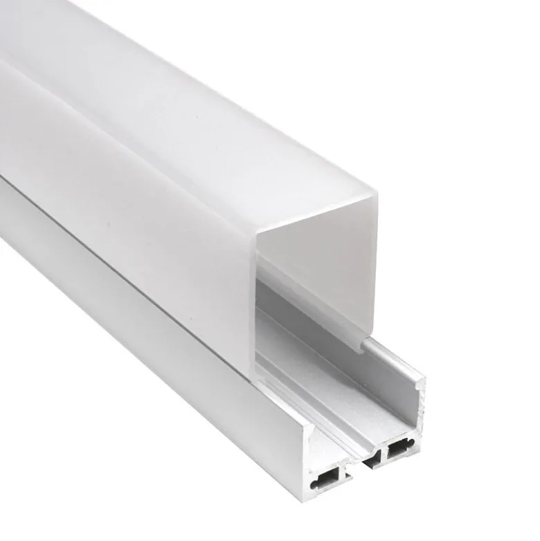 KIT - Perfil aluminio MASAT para tiras LED, 1 metro