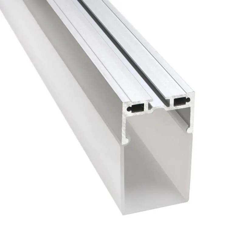KIT - Perfil aluminio MASAT para tiras LED, 2 metros