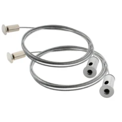 KIT - Perfil aluminio MASAT para tiras LED, 2 metros